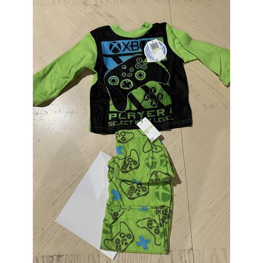 X-Box Size 4 Micro Fleece Pajamas 2-Piece Set NEW